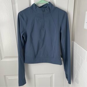 90 Degree Cropped Athletic Quarter Zip Jacket